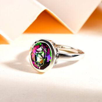 Nordlicht mystischer Topas-Ring - 3,94 ct.