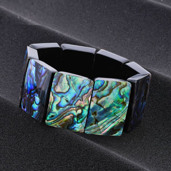 Royal Bali Kollektion, Abalone Muschel flexibles Armband 18 cm image number 1