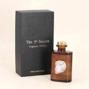 The 5th Season - Aromatherapie Duft Diffusor Set mit Edelstein, Braun