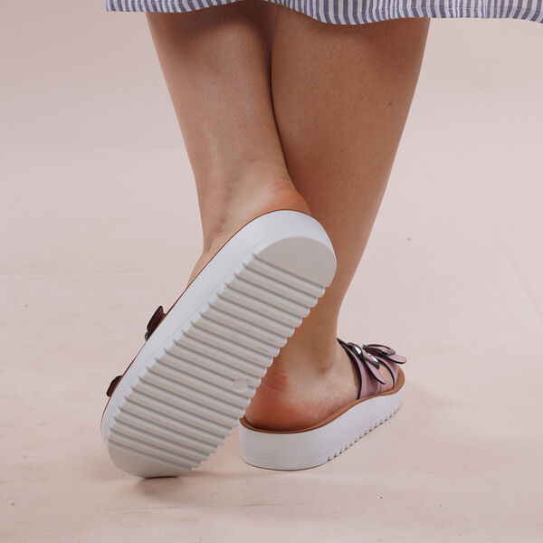 LA MAREY - Schnalle Sandalen, Gr&ouml;&szlig;e 36, Rosa image number 4