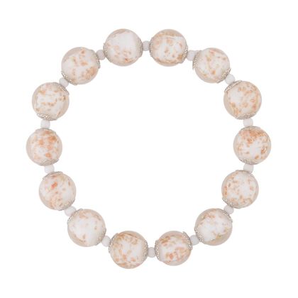 Murano-Stil Glas Armband, ca. 16.5 cm