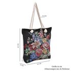 Jacquard gewebter Jute-Tasche mit Blumenstrauss Design, 42x34 cm, Blumenstrauß image number 6