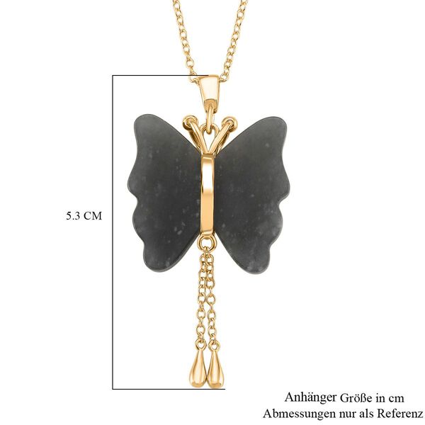 D'Joy nat&uuml;rlicher Olmek Jadeit Anh&auml;nger mit 50cm Kette - 20 ct. image number 5