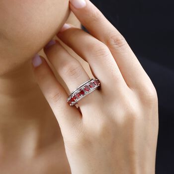 Granat Zirkonia Spinning Ring - 8,01 ct.