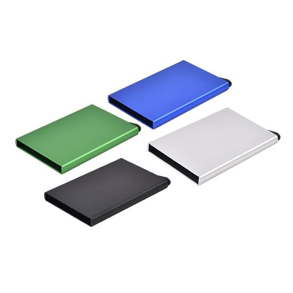 4er Set - Kartenhalter mit RFID-Schutz, kühle Töne image number 7