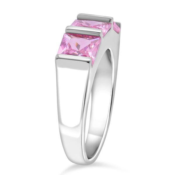 Lustro Stella rosa Zirkonia Trilogie Ring image number 4