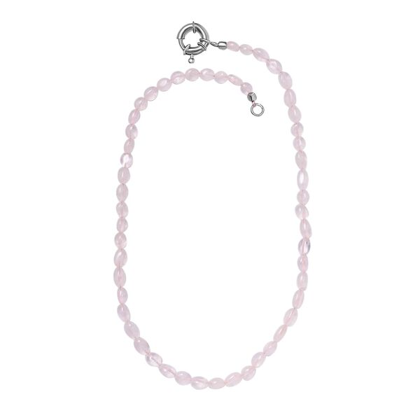 Rosenquarz Halskette, 45 cm - 85 ct. image number 4