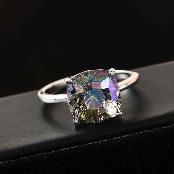 LUSTRO STELLA &ouml;sterreichischer Paradies gl&auml;nzender Kristall-Ring - 4,31 ct. image number 2