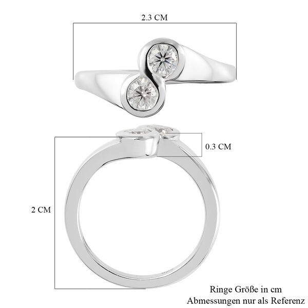 Moissanit Ring - 0,46 ct. image number 7