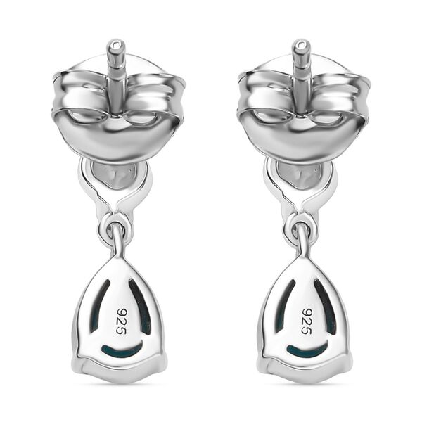 AA Sleeping Beauty T&uuml;rkis, Neon Apatit Ohrringe 925 Silber rhodiniert ca. 0.86 ct image number 5