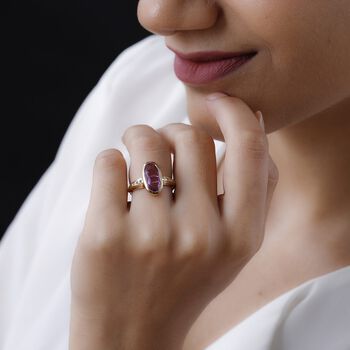 Patroke Triplett Quarz und wei&szlig;er Zirkon-Ring - 3,56 ct.