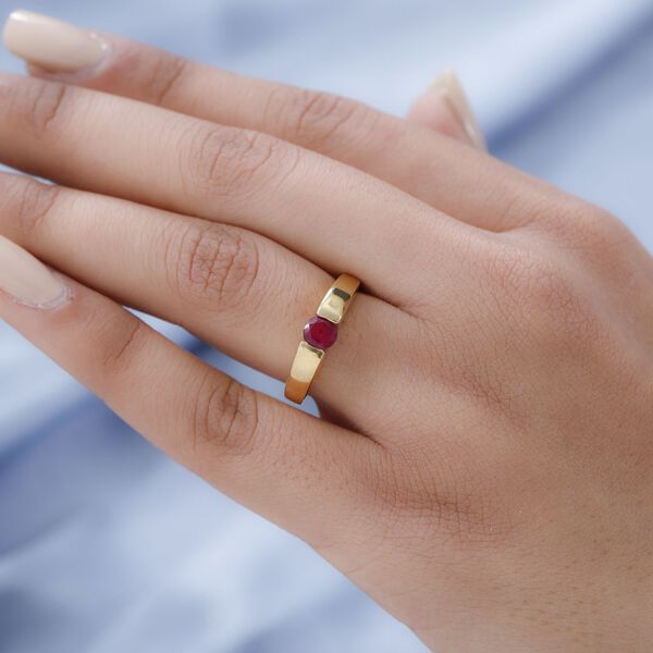 Afrikanischer Rubin-Ring - 0,78 ct. image number 3