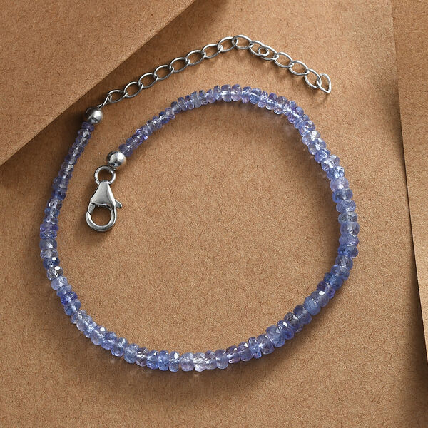 Tansanit Armband, 19 cm - 18 ct. image number 1