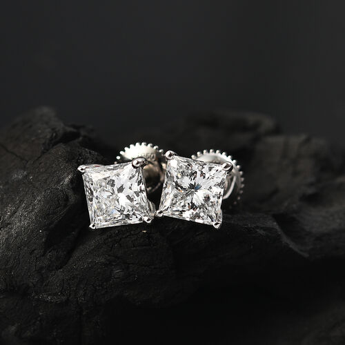 LUXURIANT DIAMOND- VS-EF Labor Diamant Ohrringe in 950 Platin - 2,17 ct. image number 1