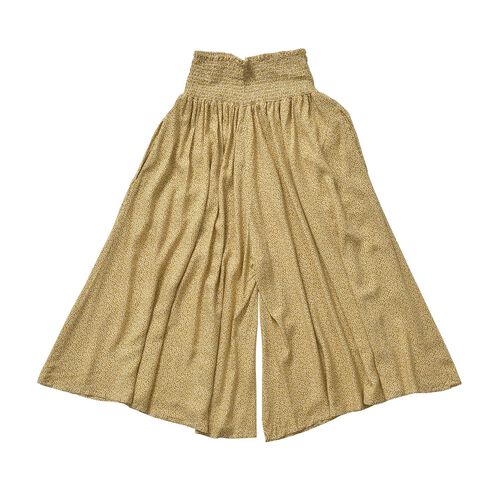 Culottes aus Viskose,  erdgelb image number 0