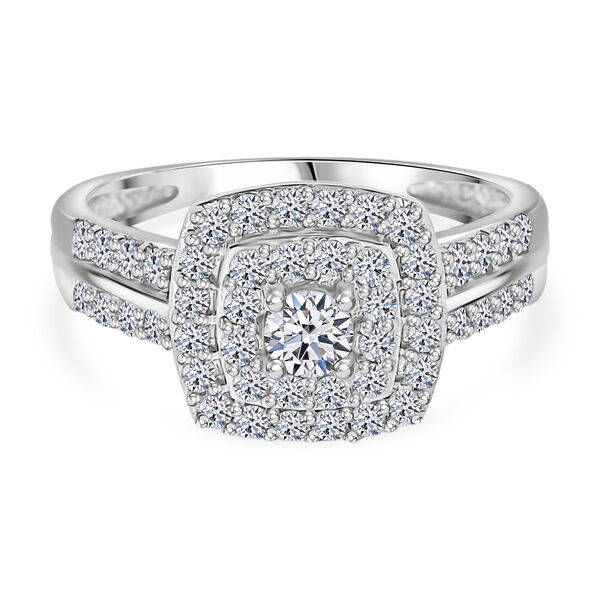 LUXURIANT SI-GH Labor Diamant Ring in 417 Weißgold - 0,75 ct. image number 0