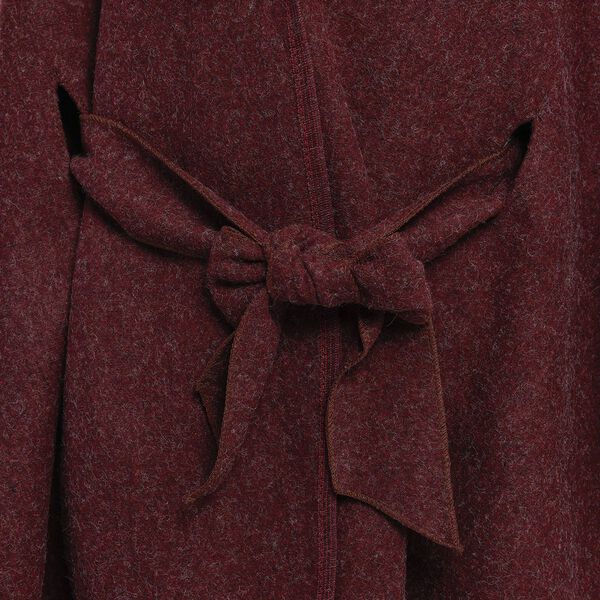 TAMSY Kunstfell Kimono, Einheitsgröße Burgunderrot image number 5