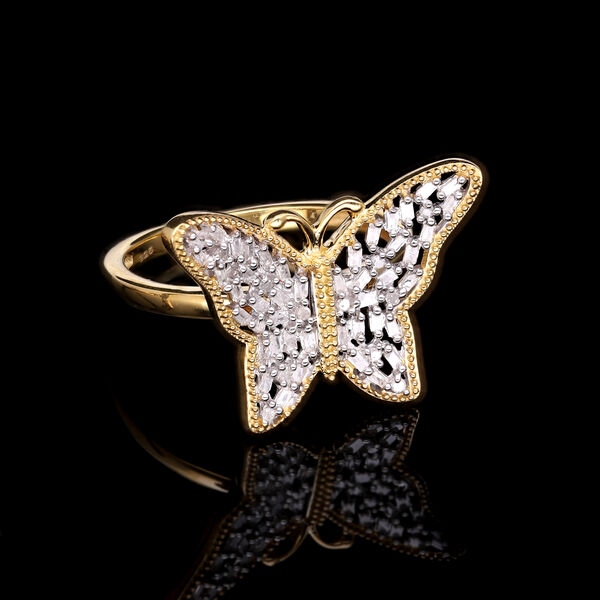 Diamant Schmetterling Ring - 0,33 ct. image number 2