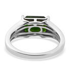Natürlicher Chromdiopsid Ring 925 Silber platiniert  ca. 1,91 ct image number 5
