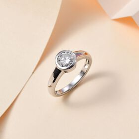 Moissanit Ring - 0,73 ct.