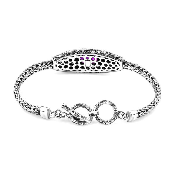 Royal Bali Kollektion - Afrikanisches Amethyst Armband, 20cm - 4,13 ct. image number 4