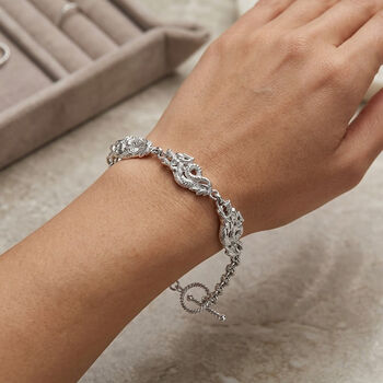 Royal Bali Kollektion- Drachen 19cm  Armband in 925 Silber