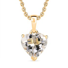 AA Prasiolith Anhänger 71cm Kette - 1 ct.