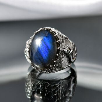 AAA Labradorit Ring - 13,25 ct.