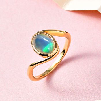 Nat&uuml;rlicher, &auml;thiopischer Opal-Ring - 0,85 ct.
