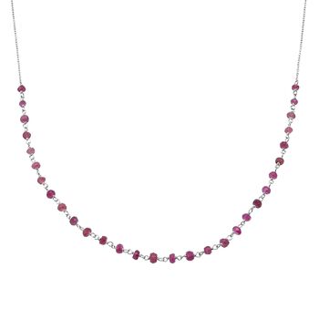 Afrikanische Rubin 50cm Halskette - 6 ct.
