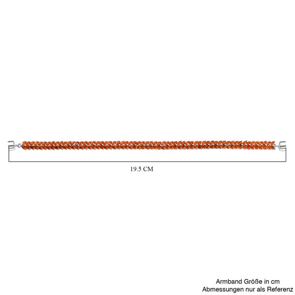 D'Joy AAA Blaze Feueropal Armband ca. 19 cm 925 Silber rhodiniert ca. 6,70 ct. image number 5