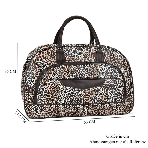Kleine Reisetasche, Leopardenmuster image number 5