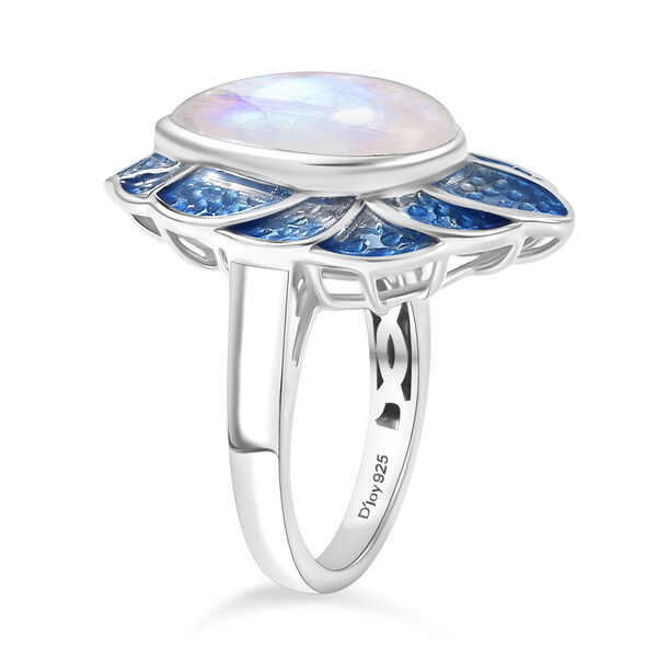D'Joy AA Regenbogen Mondstein Ring - 5,09 ct. image number 5