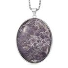 EXKLUSIVES ANGEBOT - Lepidolith Anhänger mit Kette, ca. 300.00 ct