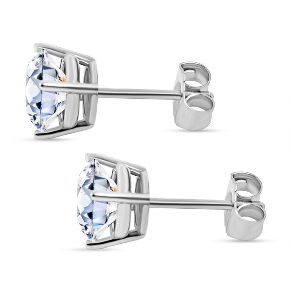 LUXURIANT VS-GH Labor Diamant Ohrringe in 585 Wei&szlig;gold - 2 ct. image number 4