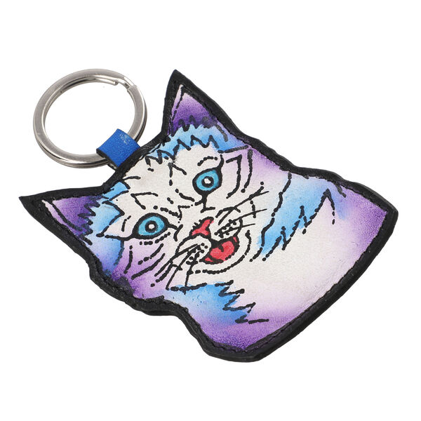 SUKRITI Handbemalte Brieftasche aus Echtleder, lila image number 9