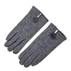 Kashmir Handschuhe mit Supersoft Mikroplusch futter, Grau