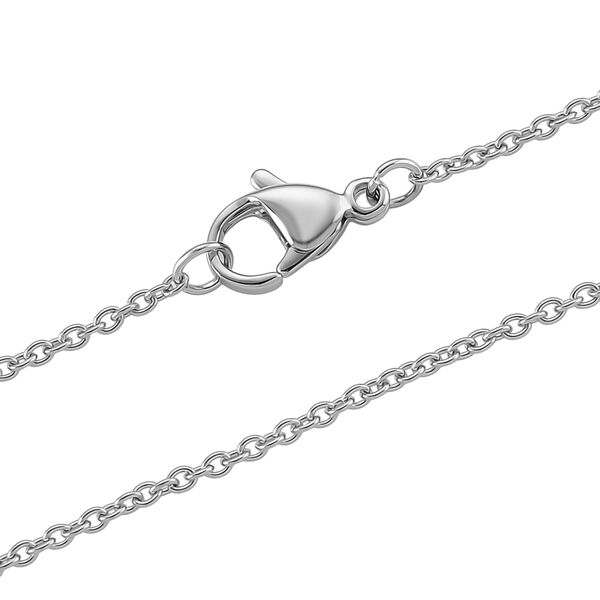 EVER TRUE Wei&szlig;er Zirkonia, Lila Muschelkernperle (18-20mm) Halskette ca. 50 cm Nickelfreies Messing rhodiniert image number 4