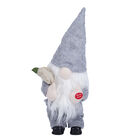 Tanzender Weihnachtsmann, 3xAA Batterie (nicht inkl.), Größe 12x10x30 cm, Grau und Weiß