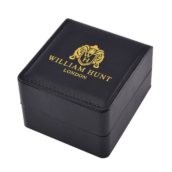 WILLIAM HUNT zweifarbige, wasserdichte Uhr mit Automatikwerk und blauem Zifferblatt, 20cm image number 9