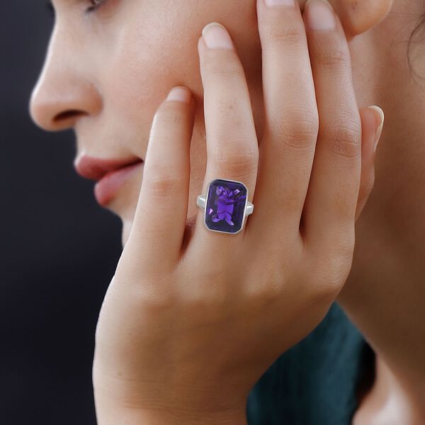 Afrikanischer Amethyst-Ring - 15,76 ct. image number 1