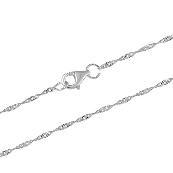 925 Silber rhodiniertKette ca. 50 cm image number 4