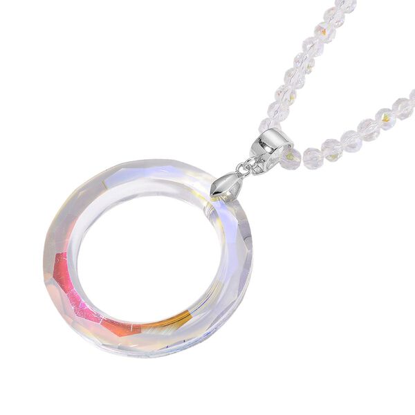 Wei&szlig;er Magie Farbe Kristall Schmuckset image number 4