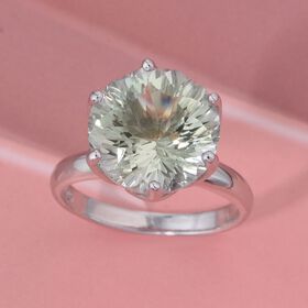 Prasiolith Ring - 6,30 ct.