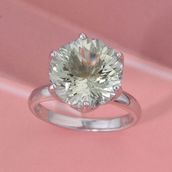 Prasiolith Ring - 6,30 ct. image number 1