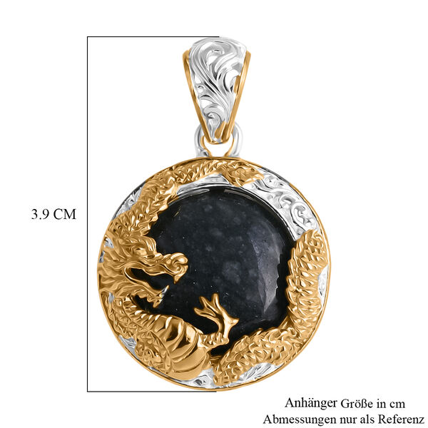 D'Joy Royal Bali- nat&uuml;rlicher Olmek Jadeit zweifarbiger Anh&auml;nger - 19,12 ct. image number 6