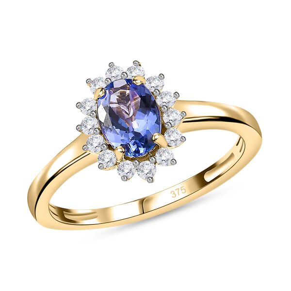 AA Tansanit und Moissanit Ring - 0,95 ct. image number 4