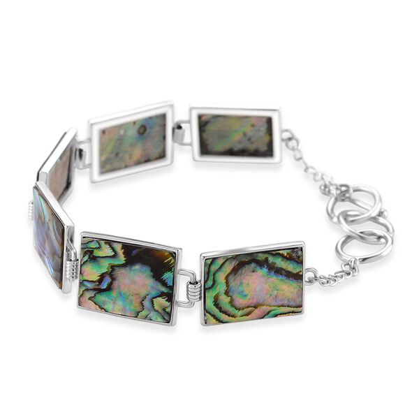 Abalone Muschel Armband ca. 19 cm mit 2.5 cm extender, Reine Legierung image number 3
