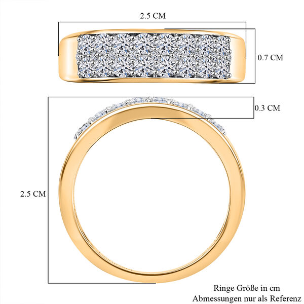 LUXURIANT SGL zertifizierter VS Labor Diamant Ring - 1 ct. image number 7
