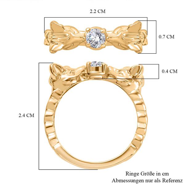 J Francis gefertigt mit SWAROVSKI- Swarovski Zirkonia Ring image number 7